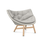 DEDON MBRACE Lounge Sessel Teak Gestell - Geflecht Sea Salt