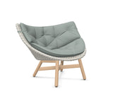 DEDON MBRACE Lounge Sessel Teak Gestell - Geflecht Sea Salt