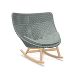 DEDON MBRACE Schaukelstuhl Teak Gestell - Geflecht Baltic