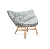 DEDON MBRACE Lounge Sessel Teak Gestell - Geflecht Pepper