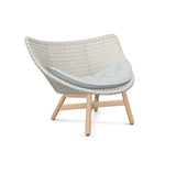 DEDON MBRACE Lounge Sessel Teak Gestell - Geflecht Sea Salt