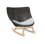 DEDON MBRACE Schaukelstuhl Teak Gestell - Geflecht Arabica