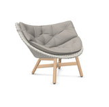 DEDON MBRACE Lounge Sessel Teak Gestell - Geflecht Sea Salt