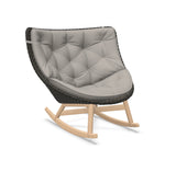 DEDON MBRACE Schaukelstuhl Teak Gestell - Geflecht Arabica