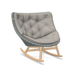 DEDON MBRACE Schaukelstuhl Teak Gestell - Geflecht Baltic