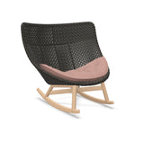DEDON MBRACE Schaukelstuhl Teak Gestell - Geflecht Arabica