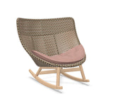 DEDON MBRACE Schaukelstuhl Teak Gestell - Geflecht Chestnut