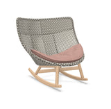 DEDON MBRACE Schaukelstuhl Teak Gestell - Geflecht Pepper