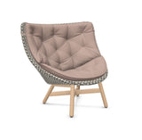 DEDON MBRACE Hochlehner Teak Gestell - Geflecht Pepper