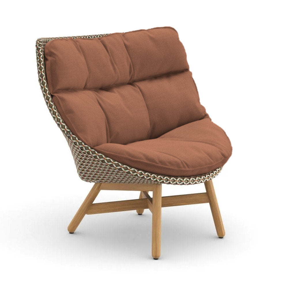 DEDON MBRACE Teak Hochlehner inkl. Gesamtauflage Dry Plus