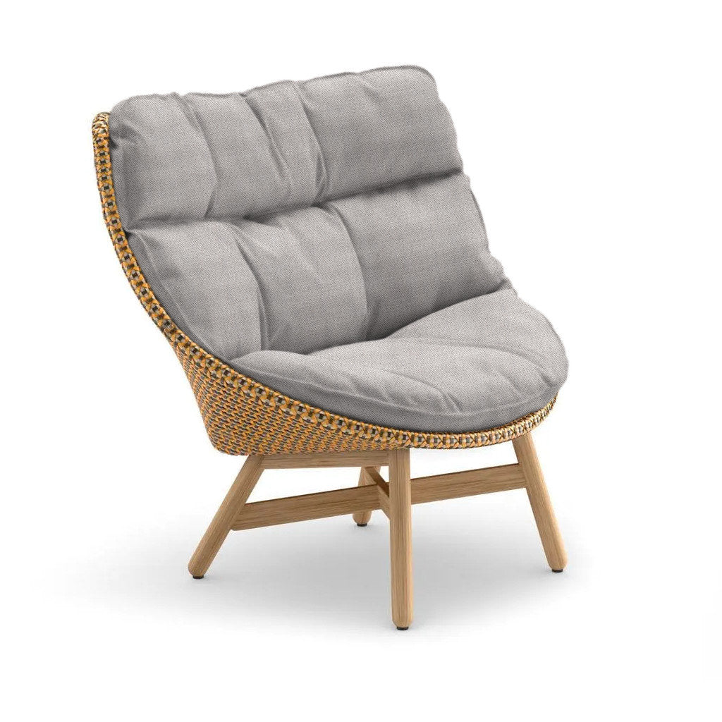 DEDON MBRACE Teak Hochlehner inkl. Gesamtauflage Dry Plus