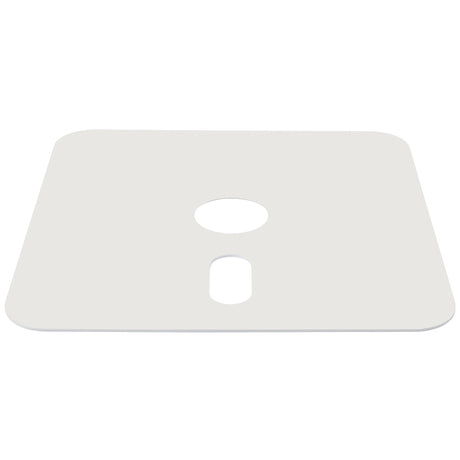 Glatz - Rollensockel M4, Rahmen weiss , 120 kg, mit Decorplatte grauweiss
