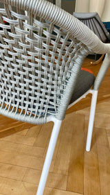 Solpuri Tischgruppe - Grid Dining Tisch mit 4 Jooy Stühlen