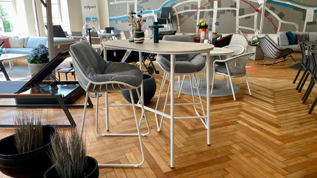 Solpuri Bartisch - Napoli Bartisch mit 2 Chill Barhockern