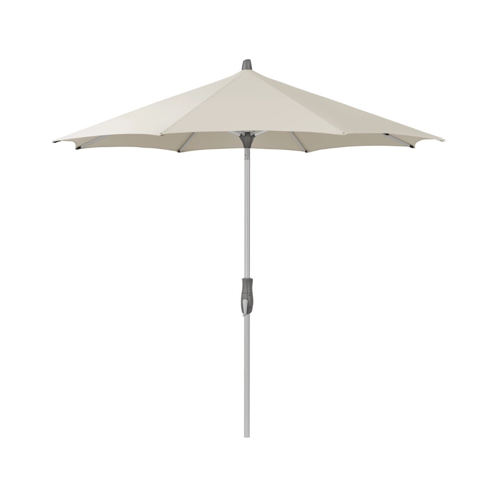 Glatz ALU-TWIST Sonnenschirm, Gestell Aluminium natureloxiert, rund