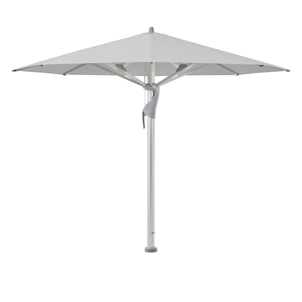 Glatz Großschirm - CASTELLO Pro, Gestell Aluminium natureloxiert, Ø 350 cm - Ø 600 cm, rund