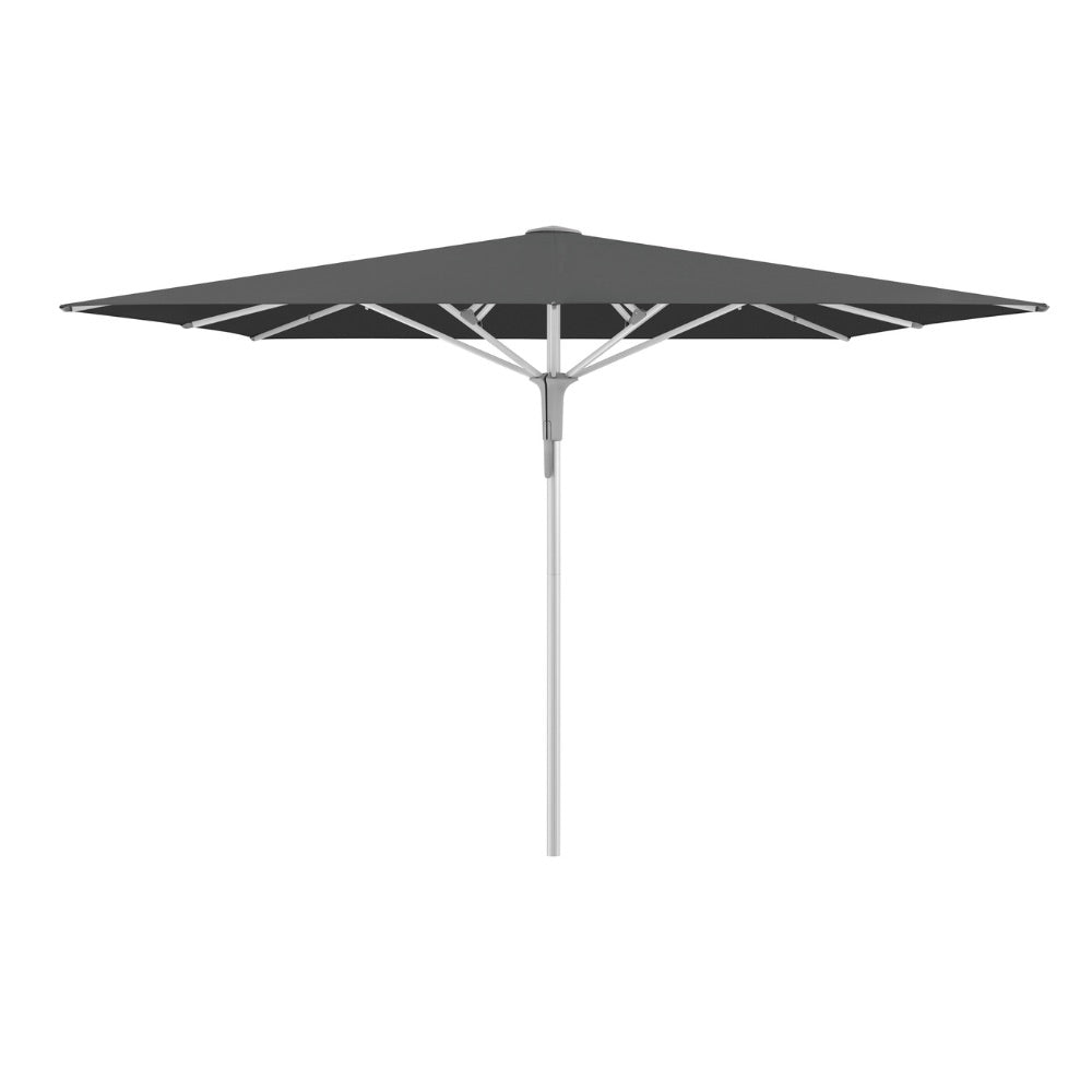 Glatz Gastronomieschirm - FORTERO Pro, Gestell Aluminium natureloxiert, 300 x 200 - 350 x 250 cm,  rechteckig