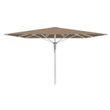 Glatz Gastronomieschirm - FORTELLO Pro, Gestell Aluminium natureloxiert, 350 x 350 cm / 400 x 400 cm / 400 x 300 cm,