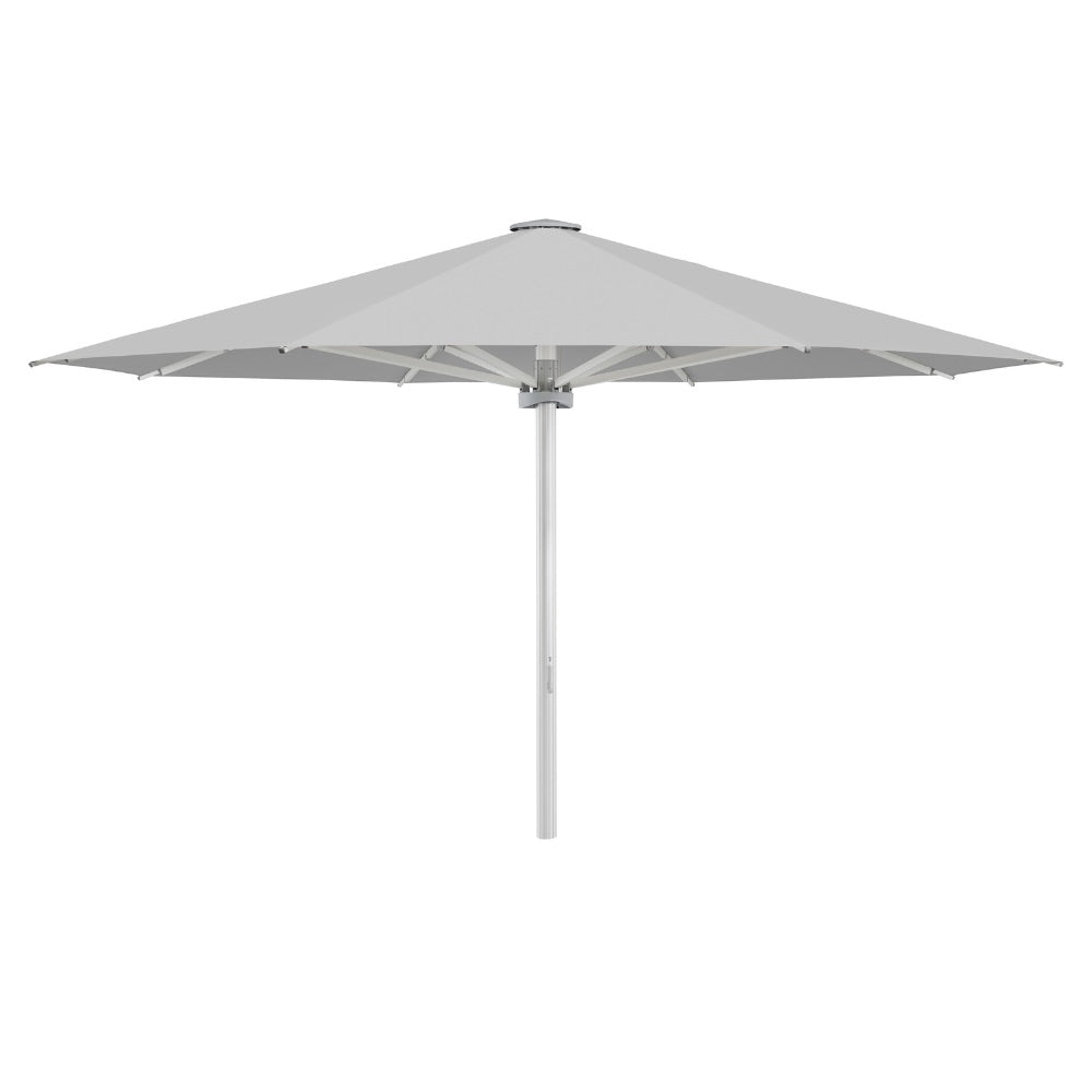 Glatz Großschirm - PALAZZO Noblesse/E, Gestell Aluminium natureloxiert, Ø 400 cm - Ø 700 cm, Motor - rund