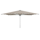 Glatz Großschirm - PALAZZO Royal/E, Gestell Aluminium natureloxiert, 500 x 500 cm - 700 x 700 cm, mit Kurbel - quadratisch