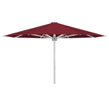 Glatz Großschirm - PALAZZO Style/E, Gestell Aluminium natureloxiert, mit Kurbel - rund