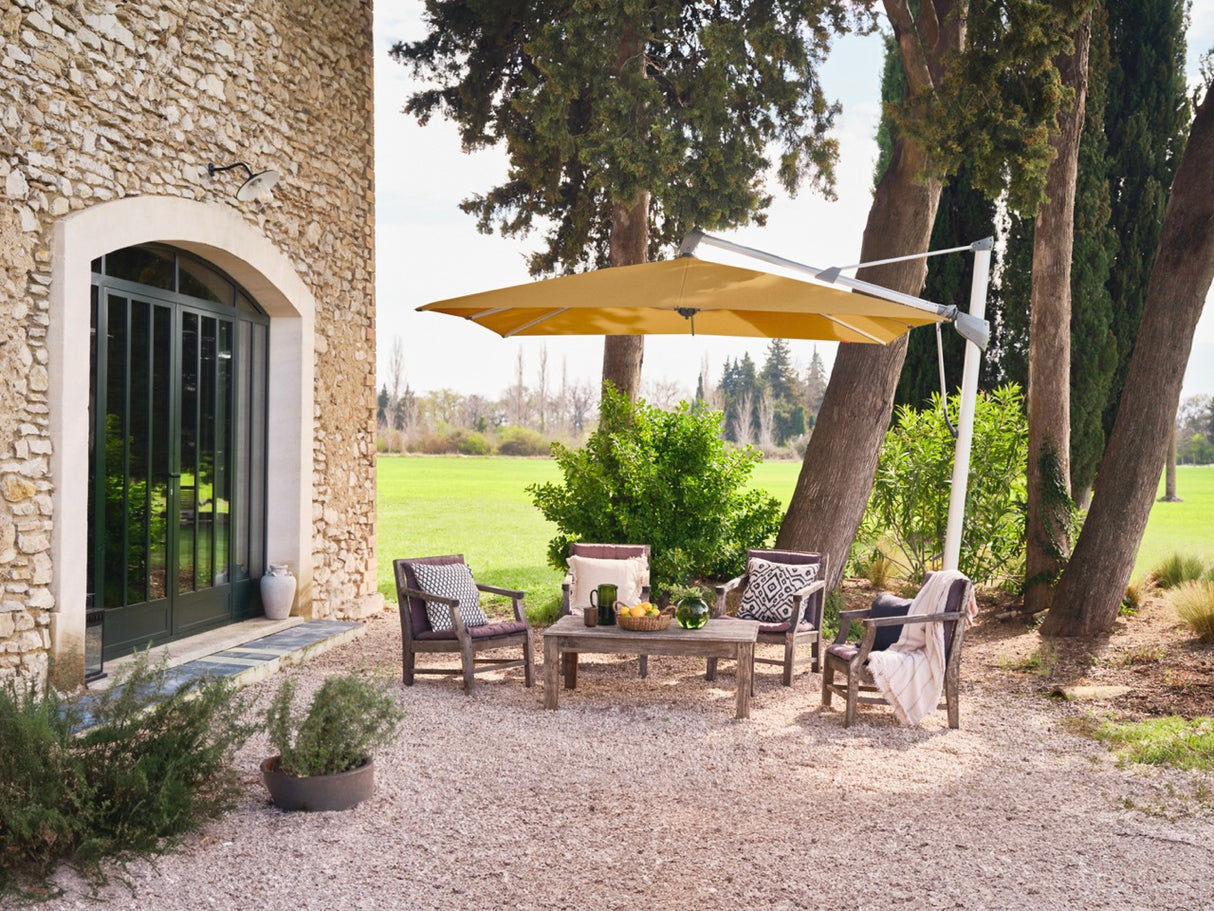 Glatz SOMBRANO Sonnenschirm, Gestell Aluminium natureloxiert - rechteckig