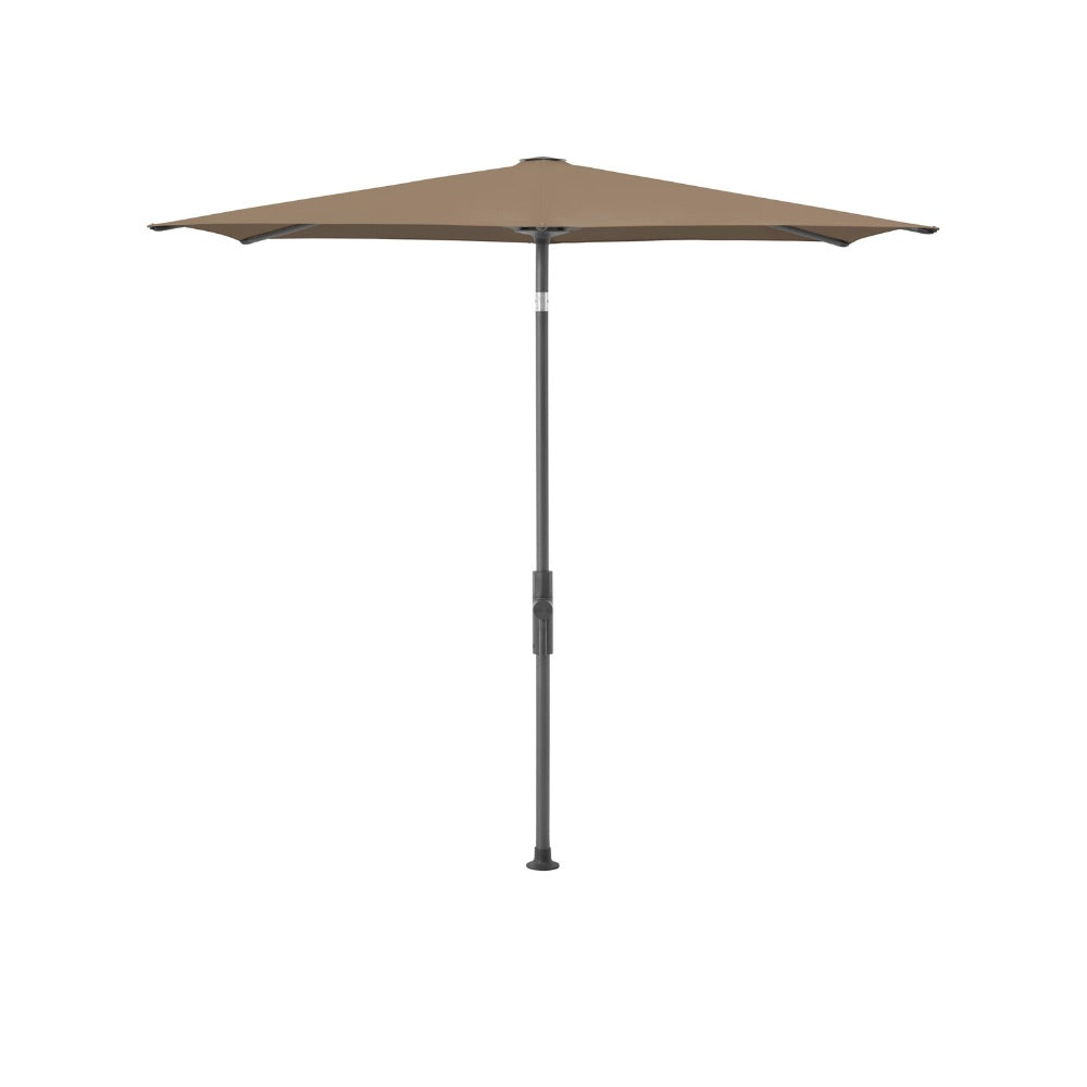 Glatz TWIST Sonnenschirm anthrazit pulverbeschichtet - rechteckig