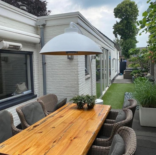 Heatsail DOME Heizstrahler im Garten - online beim Heatsail Premiumpartner henrik bosse bestellen